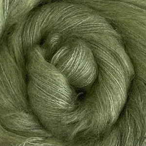 Fine Fluff Yarn - Sage Semi Solid