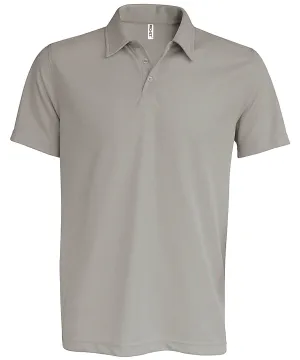 Fine Grey - Men's short-sleeved polo shirt