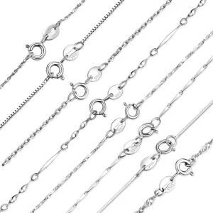 Fine Jewelry Star Chain Necklace for Women in 925 Sterling Silver