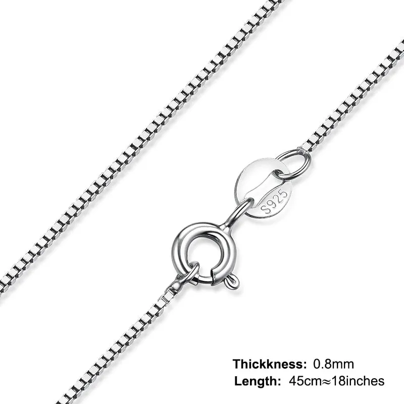 Fine Jewelry Star Chain Necklace for Women in 925 Sterling Silver