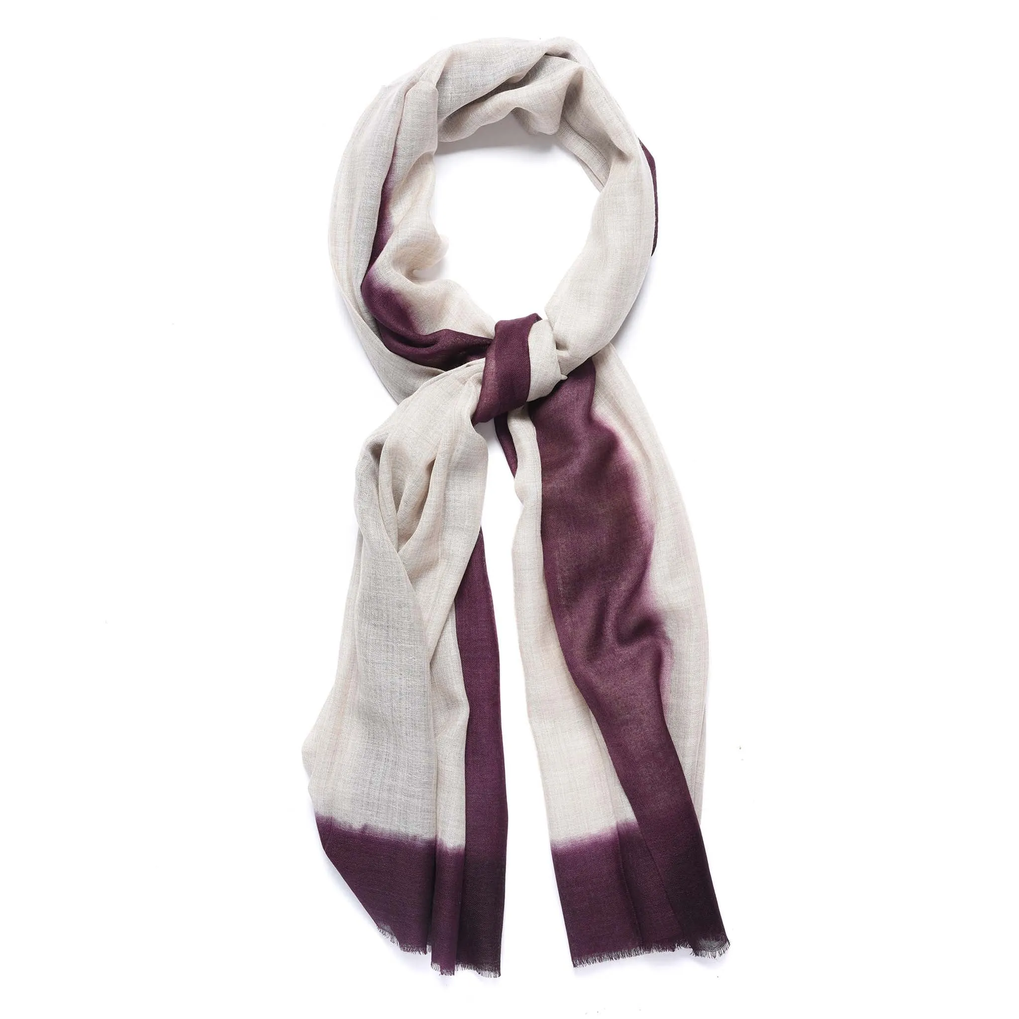 Fine Wool and Silk Scarf - Various Colours