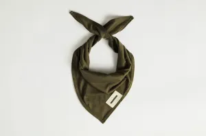 FINGERSCROSSED Bandana Triangle Scarf - Olive