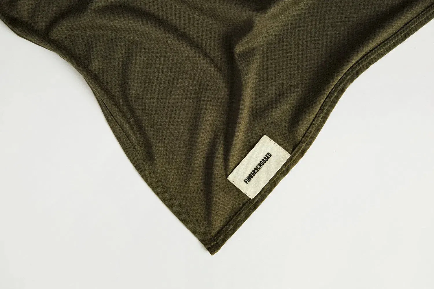 FINGERSCROSSED Bandana Triangle Scarf - Olive