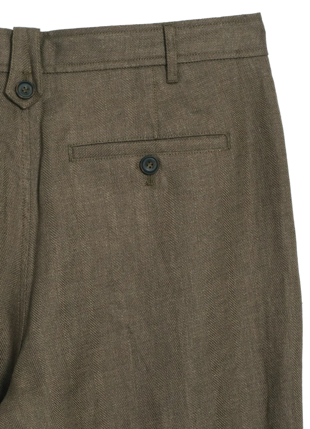 FINN | Regular Fit Trousers | Khaki Linen