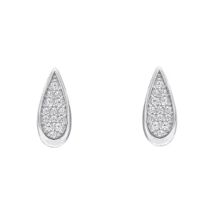 Fiorelli Sterling Silver Clear Cubic Zirconia Earrings E6455C