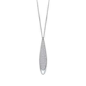 Fiorelli Sterling Silver Clear Cubic Zirconia Pendant P5434C