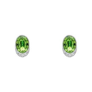 Fiorelli Sterling Silver Peridot Crystal Earrings E6464G