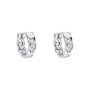 Fiorelli Sterling Silver White Cubic Zirconia Earrings E6460C