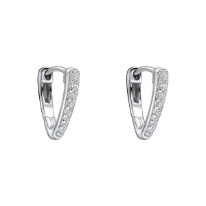 Fiorelli Sterling Silver White Cubic Zirconia Earrings E6501C