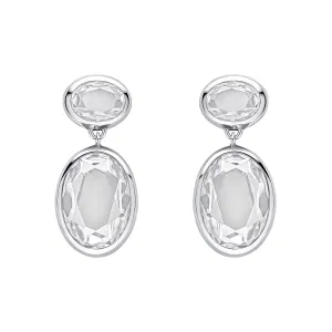 Fiorelli Sterling Silver White Cubic Zirconia Earrings E6506C