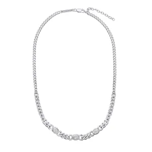 Fiorelli Sterling Silver White Cubic Zirconia Necklace N4618C