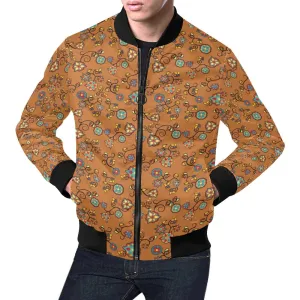 Fire Bloom Light Bomber Jacket for Men