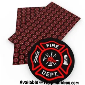 Fire Department Faux Leather