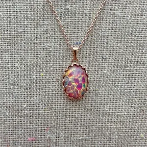 Fire Opal Necklace