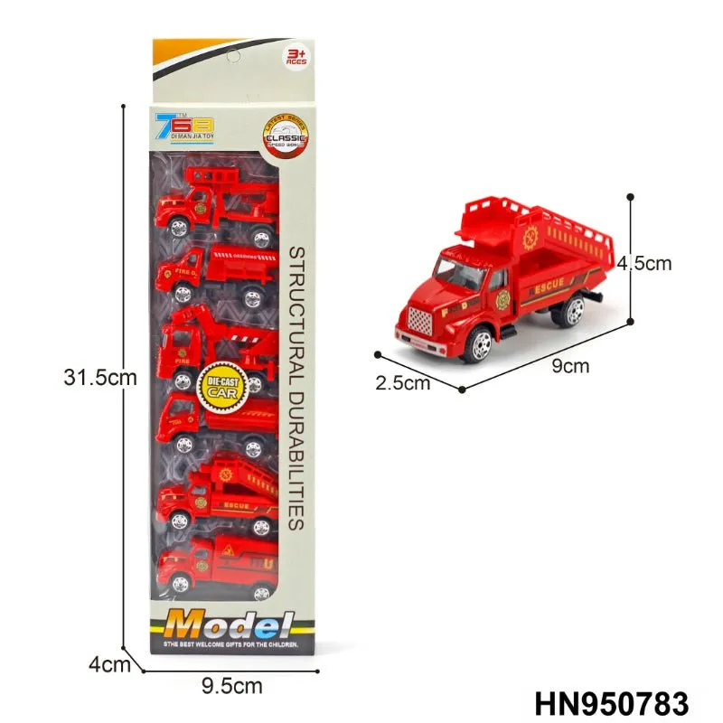 Fire Rescue Die-Cast Vehicles Set