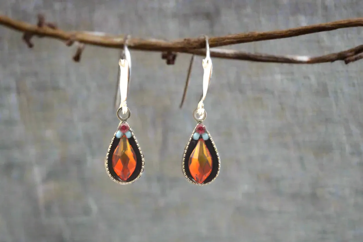 Firefly Jewelry Petite Drop Flame Earrings-7823MC