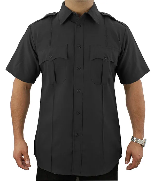 First Class 100% Polyester Short Sleeve Men's Uniform Shirt