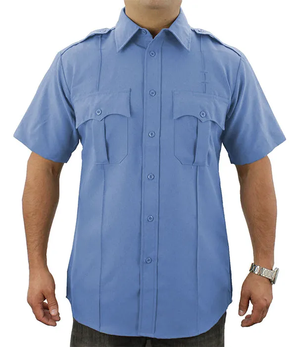 First Class 100% Polyester Short Sleeve Men's Uniform Shirt