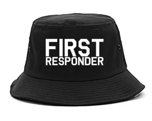 First Responder Firefighter Mens Bucket Hat