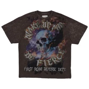 FIRST ROW Defense Dept. Heavy Washed Graphic T-Shirt