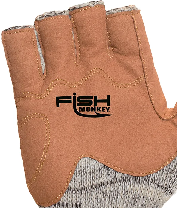 Fish Monkey Wooly Half Finger Wool Fishing Glove FM30