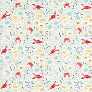 Fish Print Seaspray Fabric