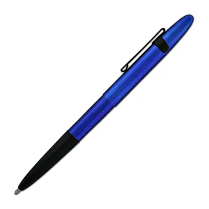 Fisher Space Pen Bullet Ballpoint Pen with Clip in Blueberry & Matte Black