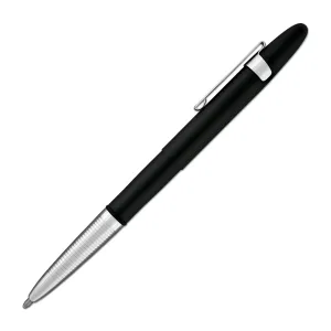 Fisher Space Pen Bullet Ballpoint Pen with Clip in Chrome & Matte Black