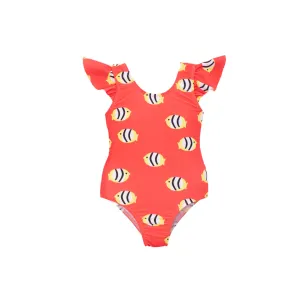 Fishes Red Swimsuit