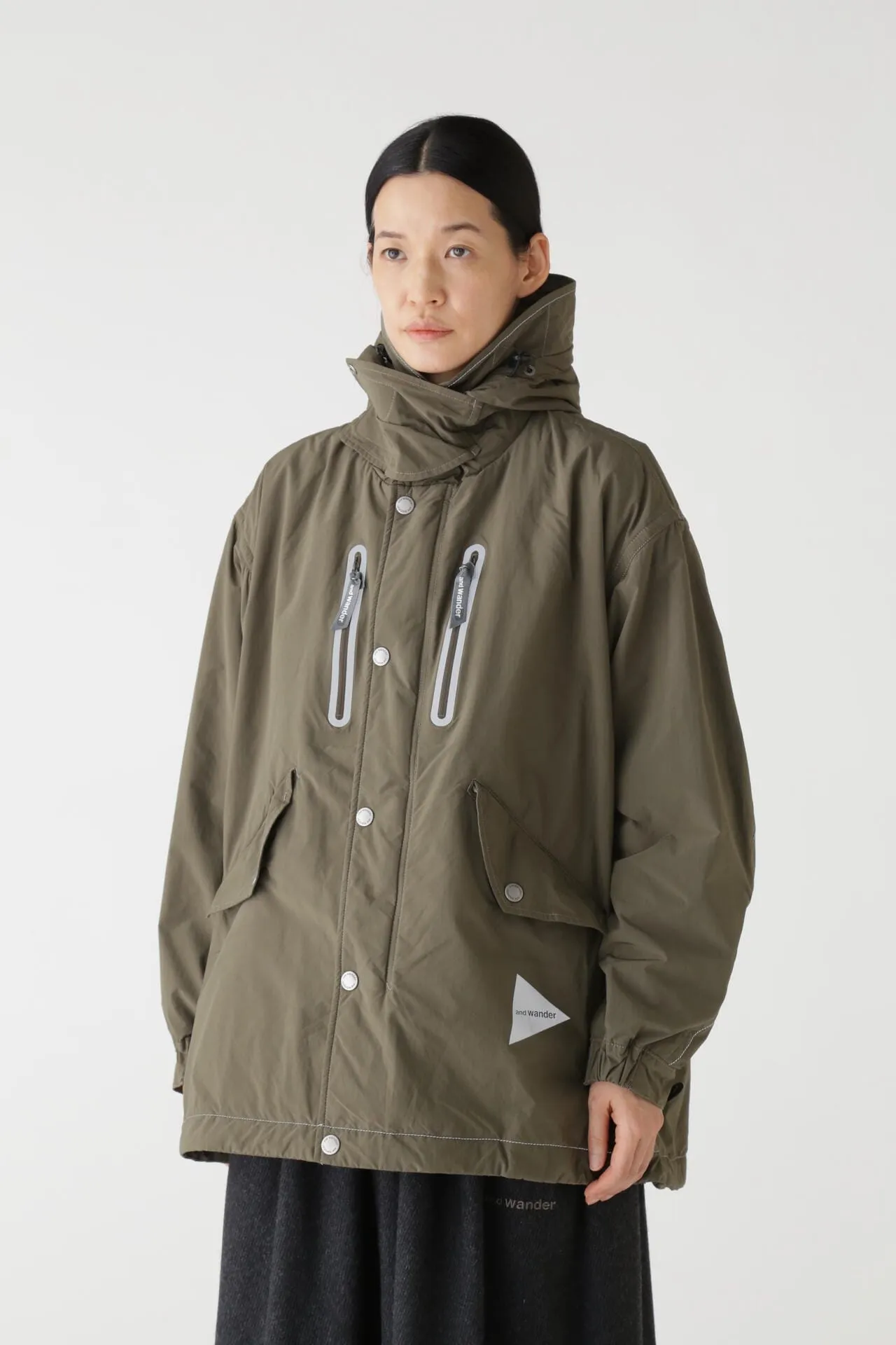 fishtail Octa coat - khaki