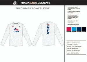 FISU-USA- Mens Stretch Light LS Tee