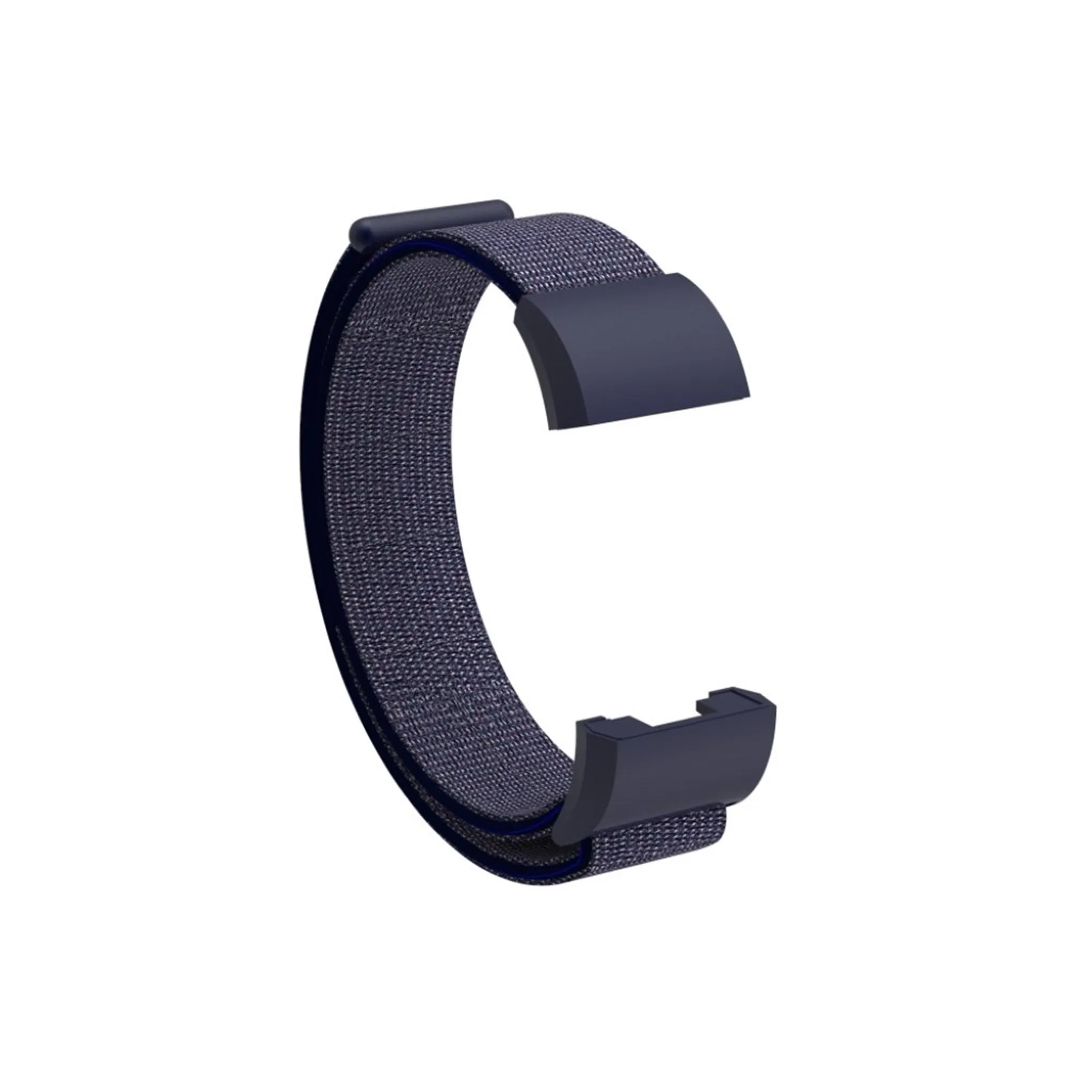 Fitbit Charge 2 velcro closure flexible nylon watch strap replacement - Purple