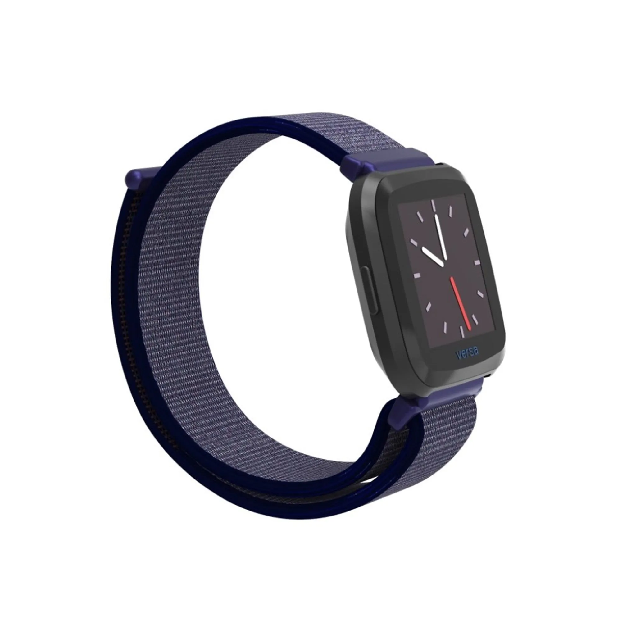 Fitbit Versa velcro closure flexible watchband - Midnight Blue