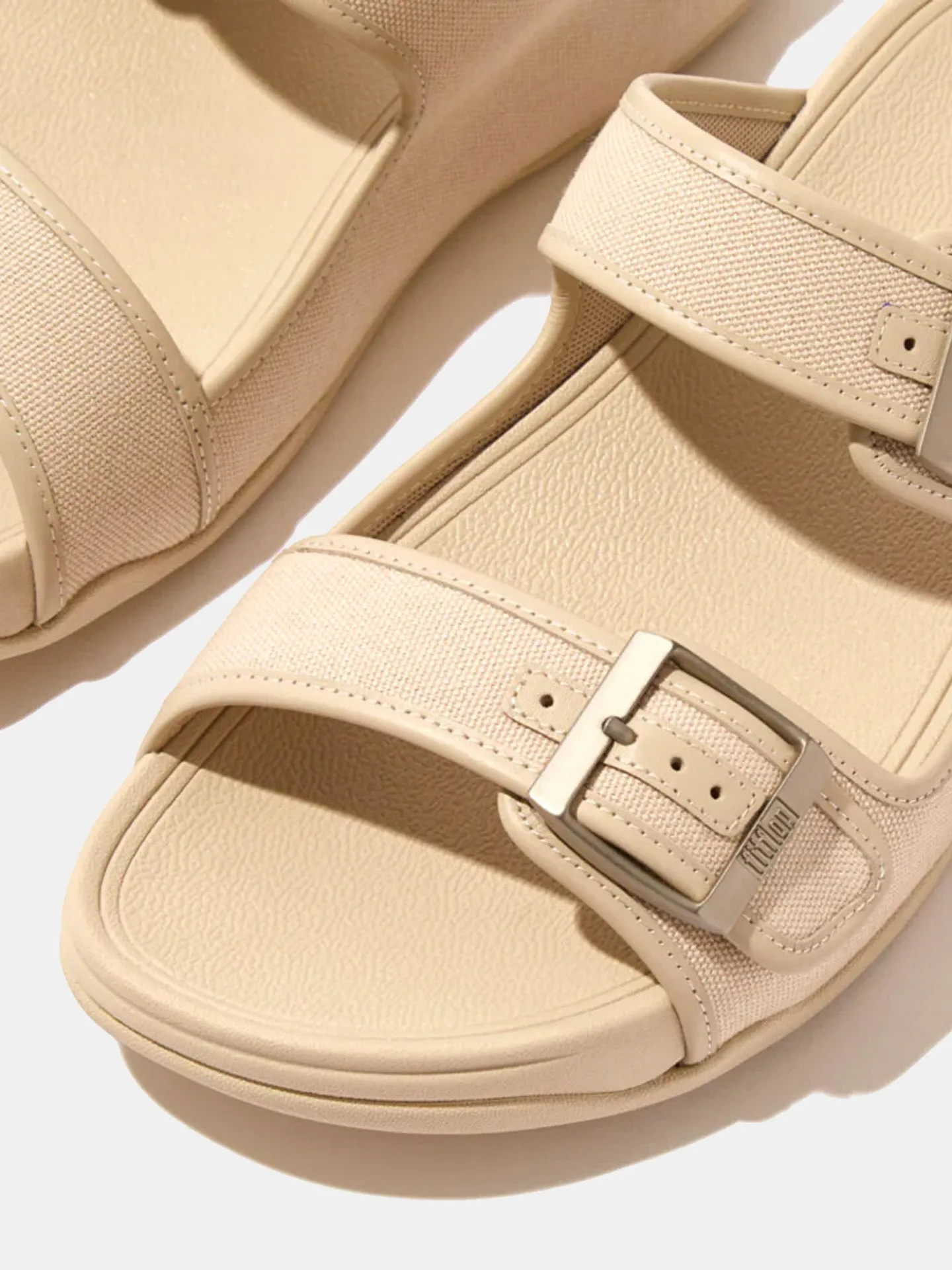 Fitflop Men's Gogh Moc Buckle Canvas Slides