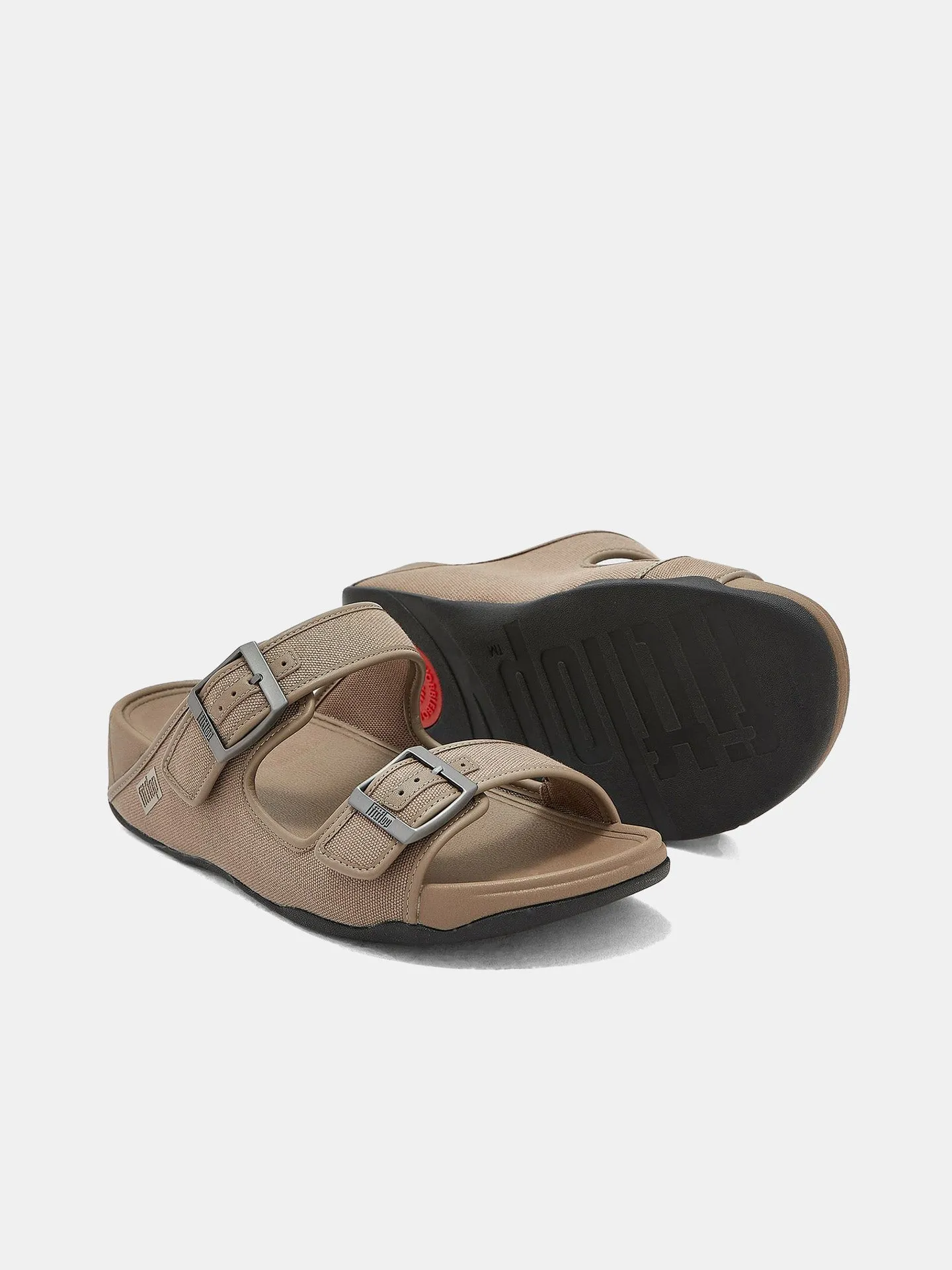 Fitflop Men's Gogh Moc Buckle Canvas Slides