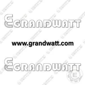 Fits Grandwatt Decal Kit Light Tower - 24" Logos