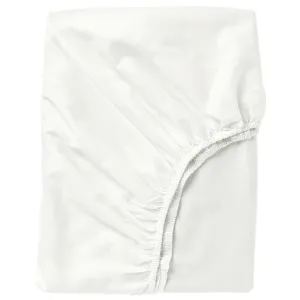 Fitted sheet Ikea Fargmara 160x200 cm, white