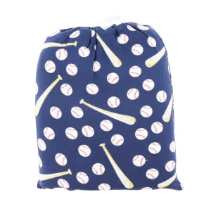 Fitted Sheet Twin - Little Slugger Navy