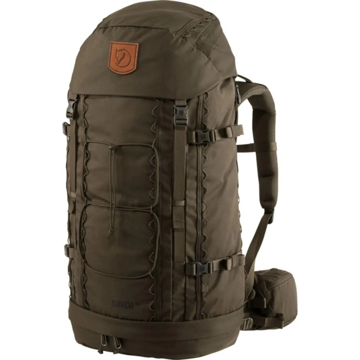 FjallRaven Singi 48L Trekking Backpack - Dark Olive