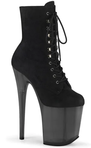 FLAMINGO-1020FST Black Suede Ankle Boots