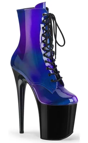 FLAMINGO-1020SHG Blue-Purple Ankle Boots