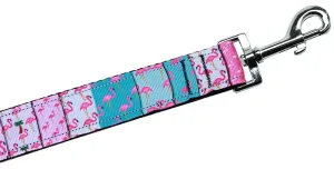 Flamingo Fun Nylon Pet Leash 3-8in By 6ft