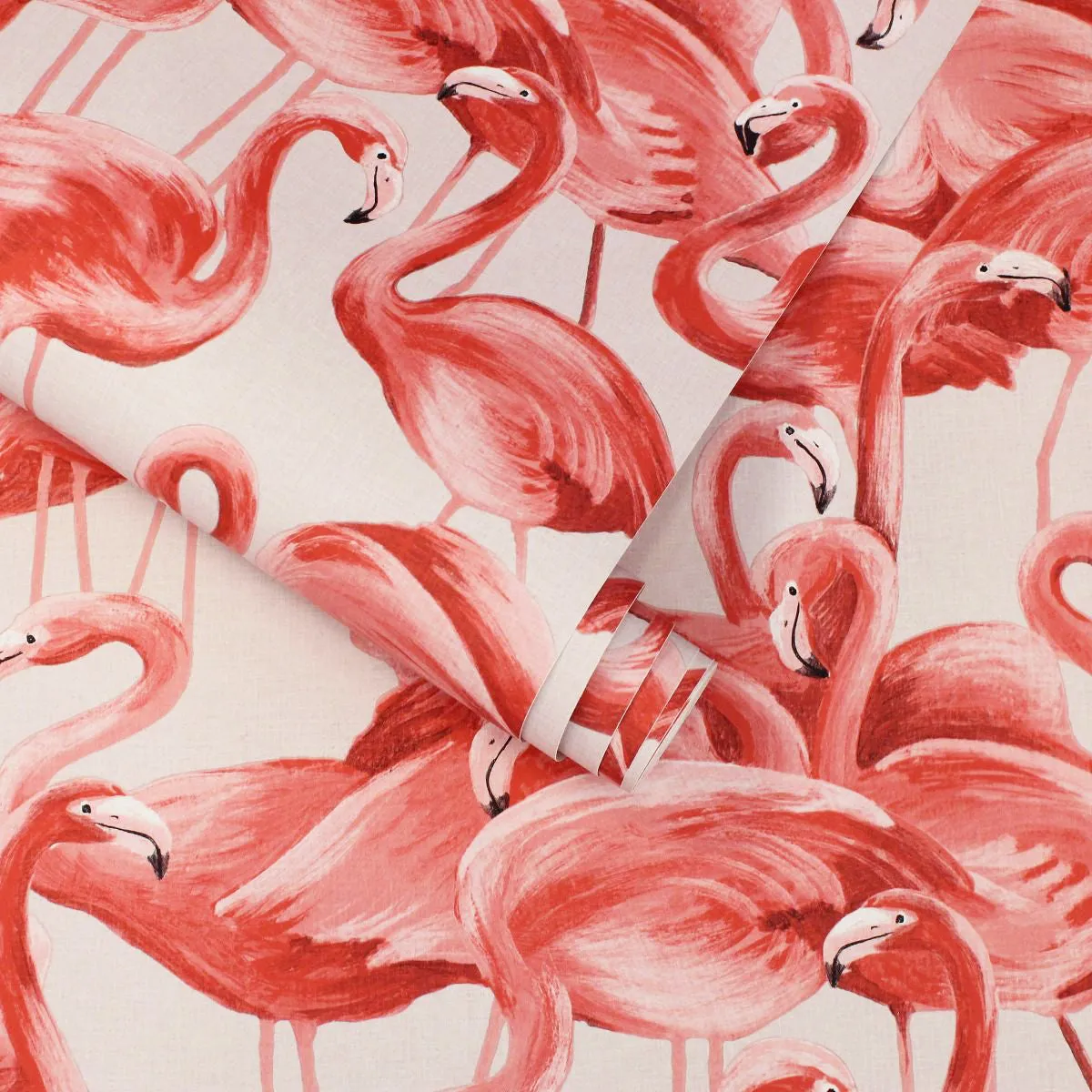 Flamingo Peel and Stick Wallpaper