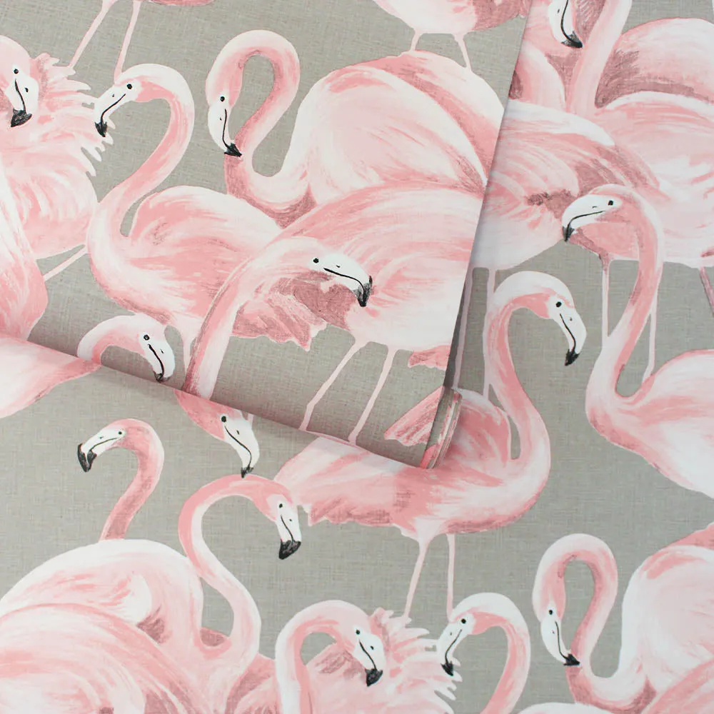 Flamingo Peel and Stick Wallpaper