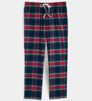 Flannel Pajama Pants in Balsam Plaid Navy by Vineyard Vines