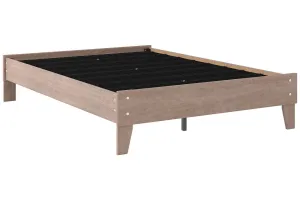 Flannia Gray Full Platform Bed