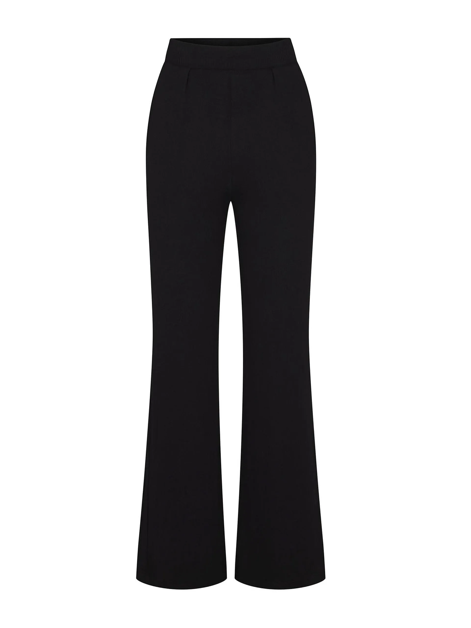 Flared pant in stretch modal knit