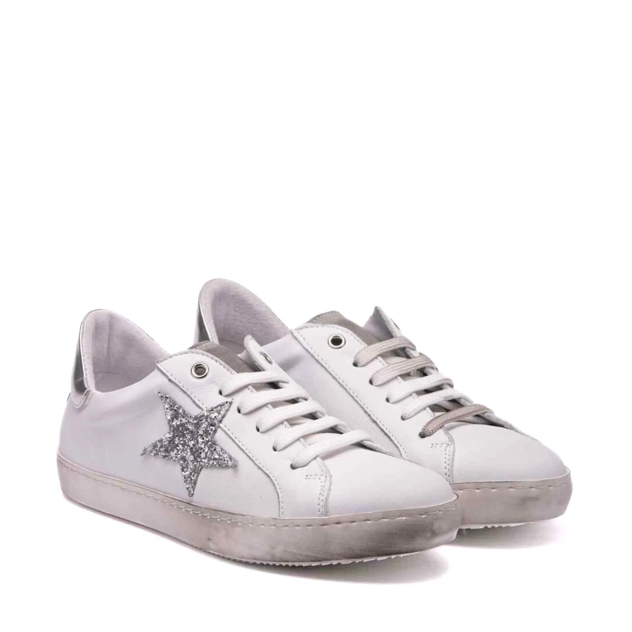 Flash Sneaker in Silver