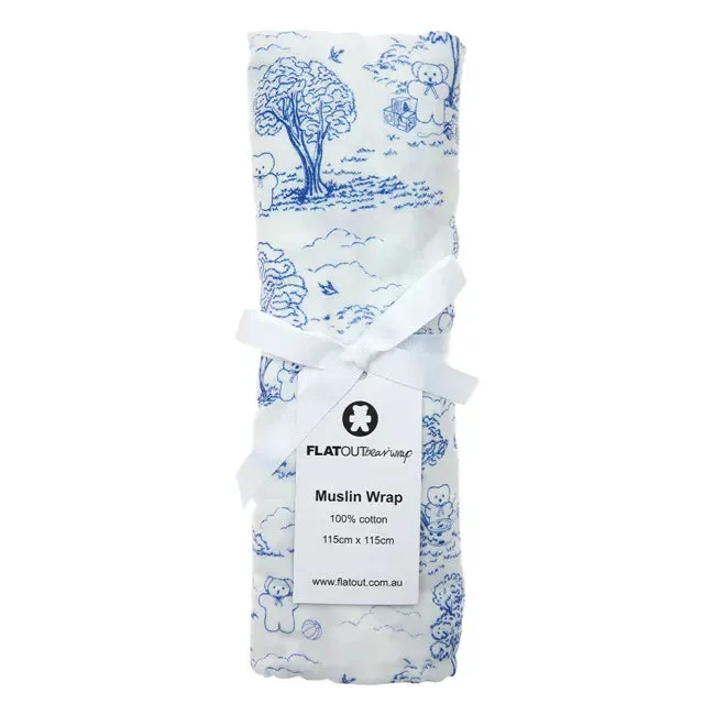 Flatout Bear Wrap - Muslin Blue