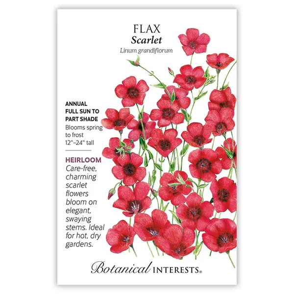 Flax Scarlet Seed Pkt